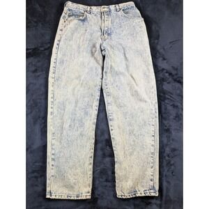 Vintage Gitano Jeans Mens Acid Wash Denim New Wave 80s Grunge Rock Baggy 30x30